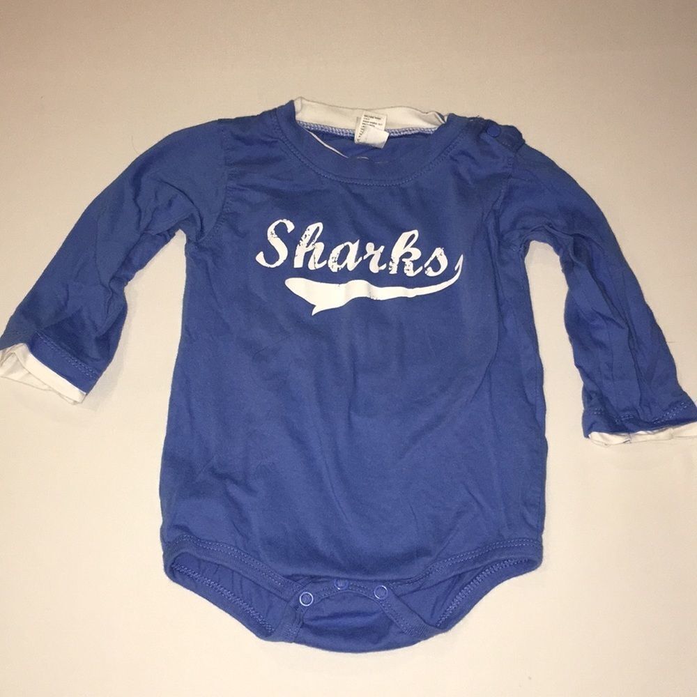 Siesta Key University sharks bodysuit 18m